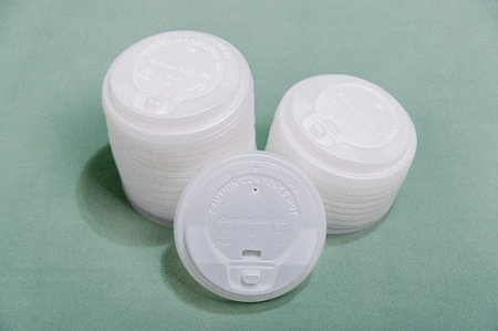CPLA 80 mm-es szabványos flip-top, természetes színű csészefedél