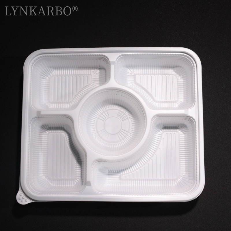 CPLA ötrekeszes ételtartó